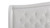 Marcella Upholstered Shelter Headboard Bed Set, King, Bright White