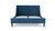 Aspen Vertical Tufted Headboard Platform Bed Set, Queen, Satin Teal