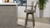 Williams 31” Swivel Bar Stool with Armrests, Heathered Grey