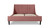 Aspen Vertical Tufted Headboard Platform Bed Set, Queen, Ash Rose
