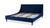 Aspen Vertical Tufted Headboard Platform Bed Set, King, Navy Blue