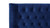Brooklyn Queen Tufted Panel Bed Headboard and Footboard Set, Navy Blue