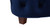 Brooklyn King Tufted Panel Bed Headboard and Footboard Set, Navy Blue