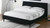 Aspen Vertical Tufted Headboard Platform Bed Set, King, Anthracite Black