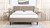 Aspen Vertical Tufted Headboard Platform Bed Set, Queen, Mink Beige