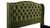 Marcella Upholstered Shelter Headboard Bed Set, Queen, Olive Green