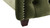 Marcella Upholstered Shelter Headboard Bed Set, Queen, Olive Green