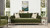 Knox 84" Modern Farmhouse Sofa, Olive Green