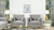 Knox 36" Modern Farmhouse Arm Chair, Opal Grey