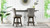 Henry 27” Armless Swivel Counter Height Bar Stool, Heathered Grey