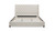 Manhattan Shelter King Platform Bed Frame, Light Beige