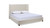 Manhattan Shelter King Platform Bed Frame, Light Beige