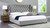 Manhattan Shelter King Platform Bed Frame, Opal Grey