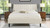 Aspen Vertical Tufted Headboard Platform Bed Set, Queen, Cloud White