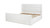 Brooks Contemporary Tufted Shelter Platform Bed, King, Antique White