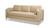 Knox 84" Modern Farmhouse Sofa, Fawn Brown