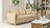 Knox 84" Modern Farmhouse Sofa, Fawn Brown