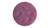 Yolanda 24" Round Upholstered Accent Ottoman, Purple Floral Sateen Jacquard with Gold Trim