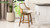 Bahama 26" Cane Rattan High-Back Swivel Counter Stool with Recessed Arms, Taupe Beige