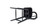 Breda Small Space Counter-Height Round Bistro Dining Set, 3-Piece Set, Dining Table & 2 Stools, Black