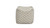 Pouf 23" Luxury Oversized Bean Bag Cube Ottoman, Apollo Bust Gold & Cream