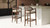 Americana Mid-Century Modern 30.5" Cane Back Bar Stool, Taupe Beige