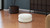 Homary 18.5" Floor Cushion Footrest Ottoman, Ivory White Bouclé