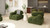 Marcel 36" Bubble Modular Modern Lounge Arm Chair, Olive Green