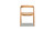 Simeon 21" Scandinavian Sculpted Oak Wood Dining Chair, Warm Natural Brown