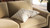 La Broderie 20" Square Embroidered Throw Pillow & Feather Down Insert, Apollo Bust Gold & Cream