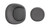 Willow 2pc Upholstered Woven Patio Armchair Set with Ottoman, Graphite Gray-Black