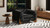 Alpine 44" Sherpa Arm Chair, Ebony Black Bouclé