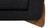 Alpine 44" Sherpa Arm Chair, Ebony Black Bouclé