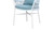 Maiden 24" Set of 2 Patio Dining Chair, Sky Blue