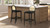 Panama 30.5" Curved Back Cane Rattan Bar Stool, Set of 2, Ebony Black Bouclé