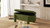 Hugo 49" Oval Fully Upholstered Storage Bench, Moss Green Bouclé
