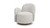 Duo 31.5" LAF One-Arm Swivel Accent Chair, Multi-Greige Beige