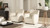 Wolffe 32" Curved  Arm Accent Chair, Crème de la Crème White