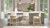 Arizona 25.5" Solid Ash Wood Upholstered Counter Stool with Rope Detail, Crème de la Crème White