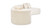 Mallory 134.5" Sofa-in-a-Box RAF Curved Sectional Sofa, Porcelain Light Beige