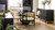 Kingsly 59" Contemporary Glam Credenza, Espresso Black