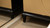 Verona 23" Wide Contemporary Glam Storage Side Table, Espresso Black & Soft Gold