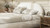 Archie Puffy Grounded Upholstered Platform Bed, Queen, Almond White
