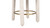 Penny Round Arched Fully Upholstered Counter Stool, Set of 2, Travertine Beige