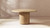 Charlotte 55" Round Fluted Solid Wood Dining Table, Bleached Blonde