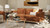 Knox 84" Modern Farmhouse Sofa, Burnt Orange