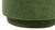 Fuji 15" Mushroom Footstool Ottoman, Moss Green Fleeced Teddy