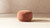 Fuji 15" Mushroom Footstool Ottoman, Spice Orange Fleeced Teddy