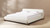 Alpine Puffy Modern Platform Bed, King, Ivory White Bouclé