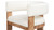 Vavona 26.5" Burl Wood Upholstered Barrel Back Counter Height Bar Stool, Polar Off-White